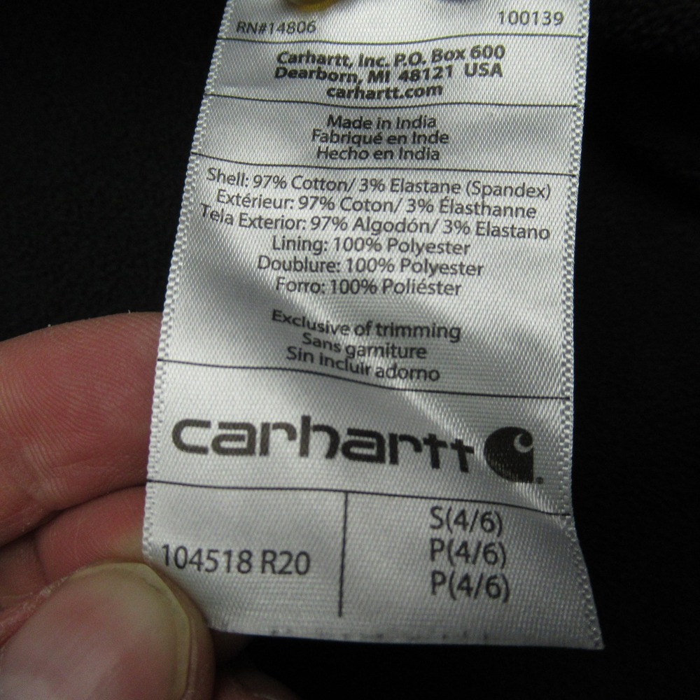Carhartt Shirt Womens Small Purple Rugged Flex Flannel Fleece Lined Button Up - Picture 5 of 14